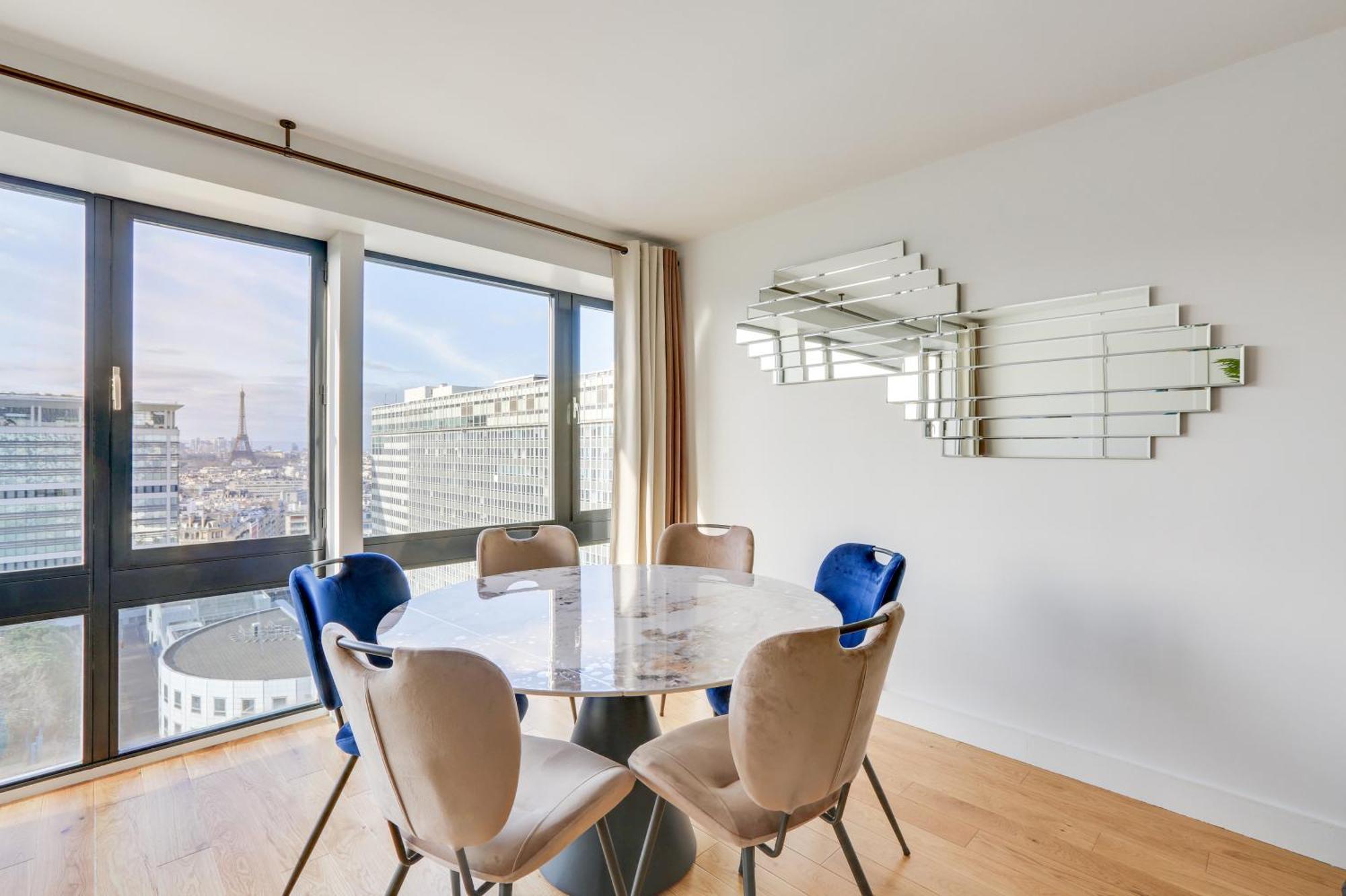 Paris Luxury Apartment 75M2 With Eiffel Tower View, 1 Min Metro, Parking Екстер'єр фото