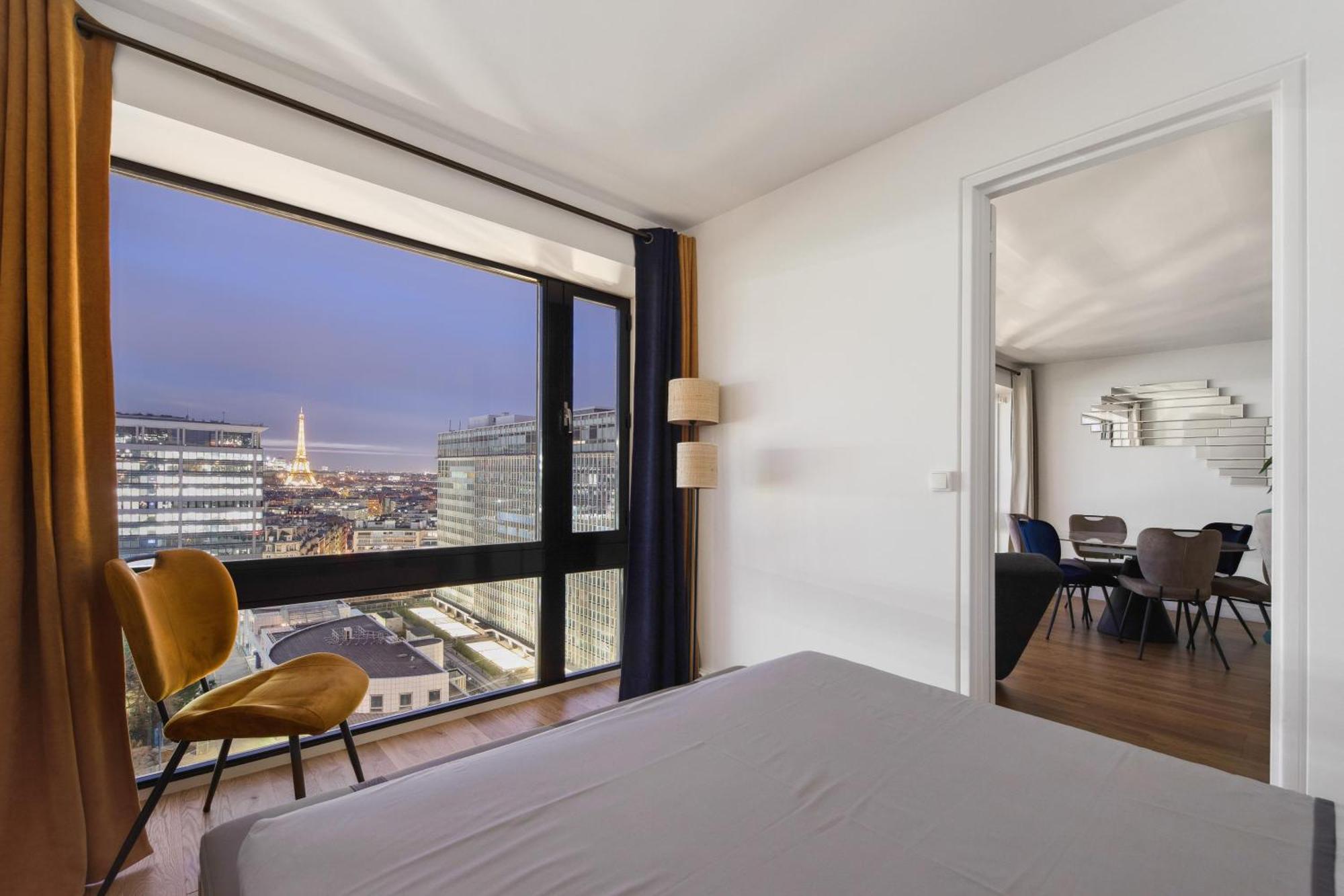 Paris Luxury Apartment 75M2 With Eiffel Tower View, 1 Min Metro, Parking Екстер'єр фото