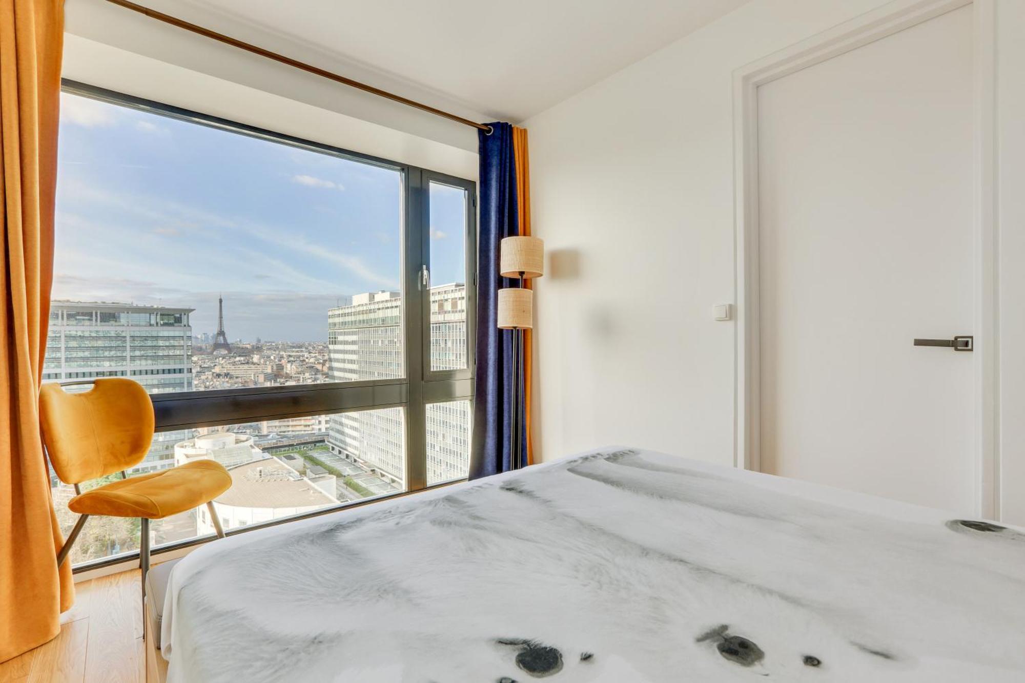 Paris Luxury Apartment 75M2 With Eiffel Tower View, 1 Min Metro, Parking Екстер'єр фото