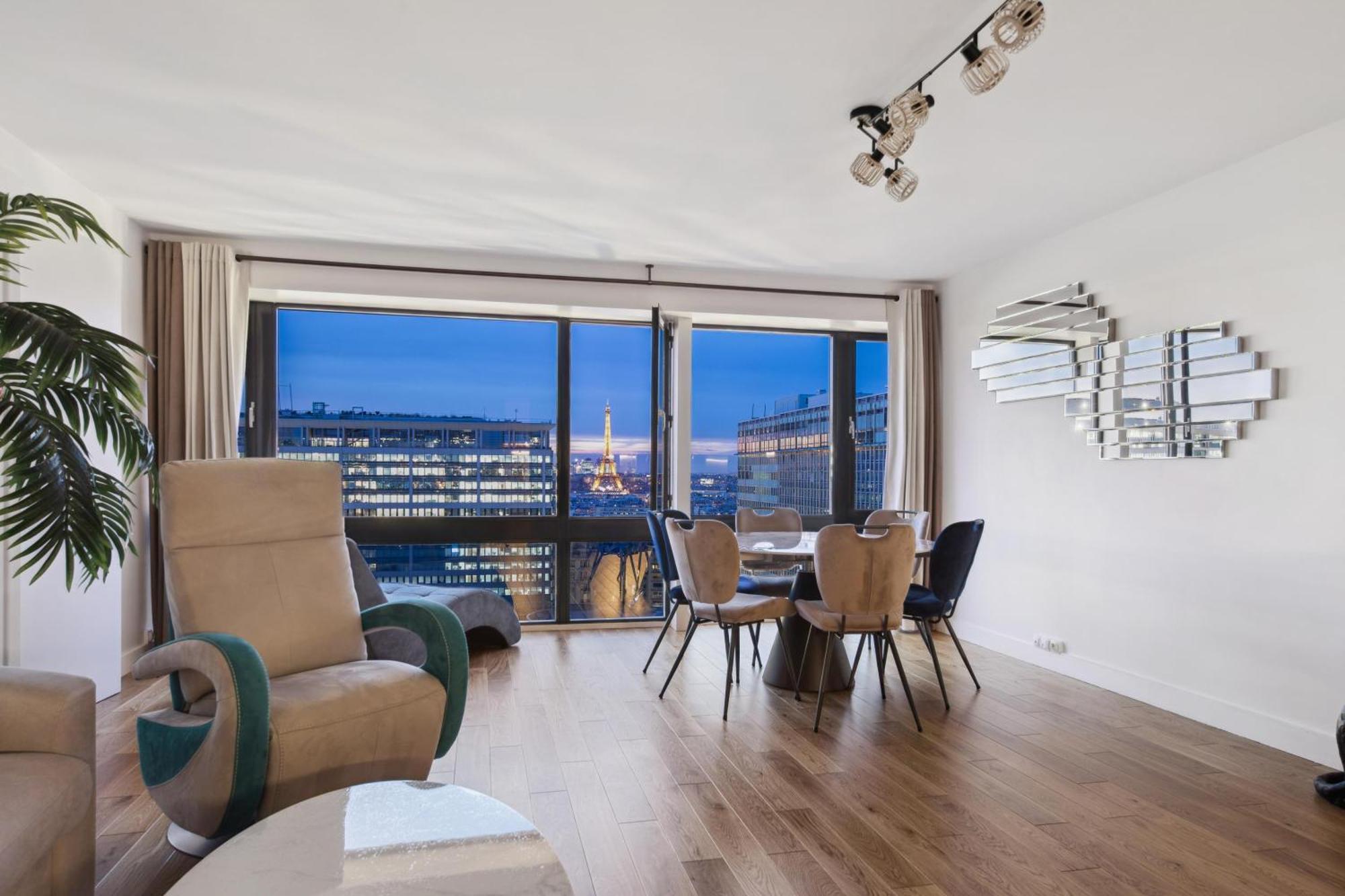 Paris Luxury Apartment 75M2 With Eiffel Tower View, 1 Min Metro, Parking Екстер'єр фото