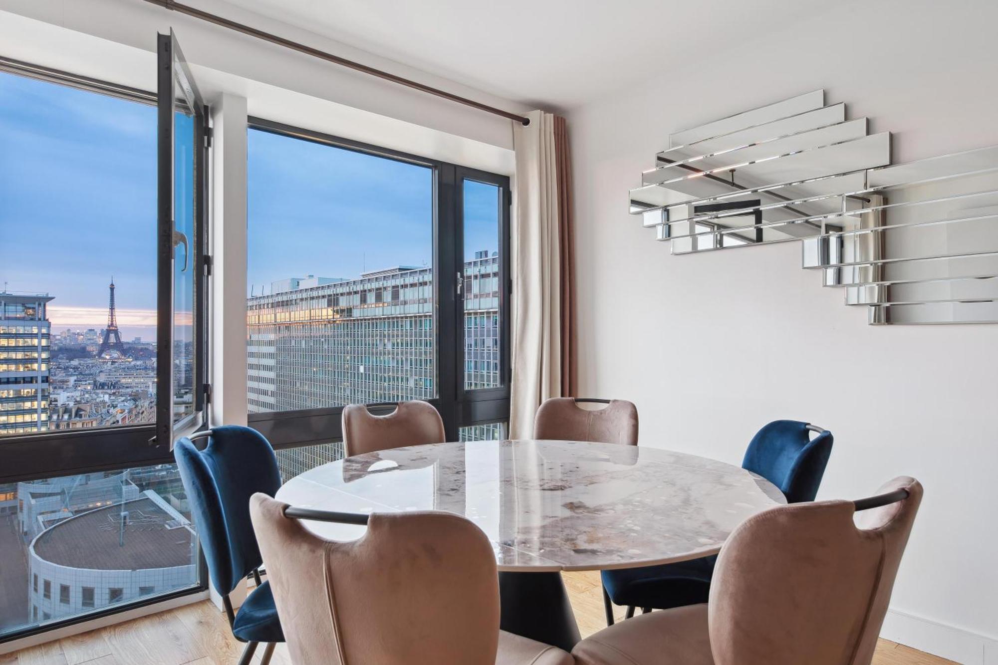 Paris Luxury Apartment 75M2 With Eiffel Tower View, 1 Min Metro, Parking Екстер'єр фото